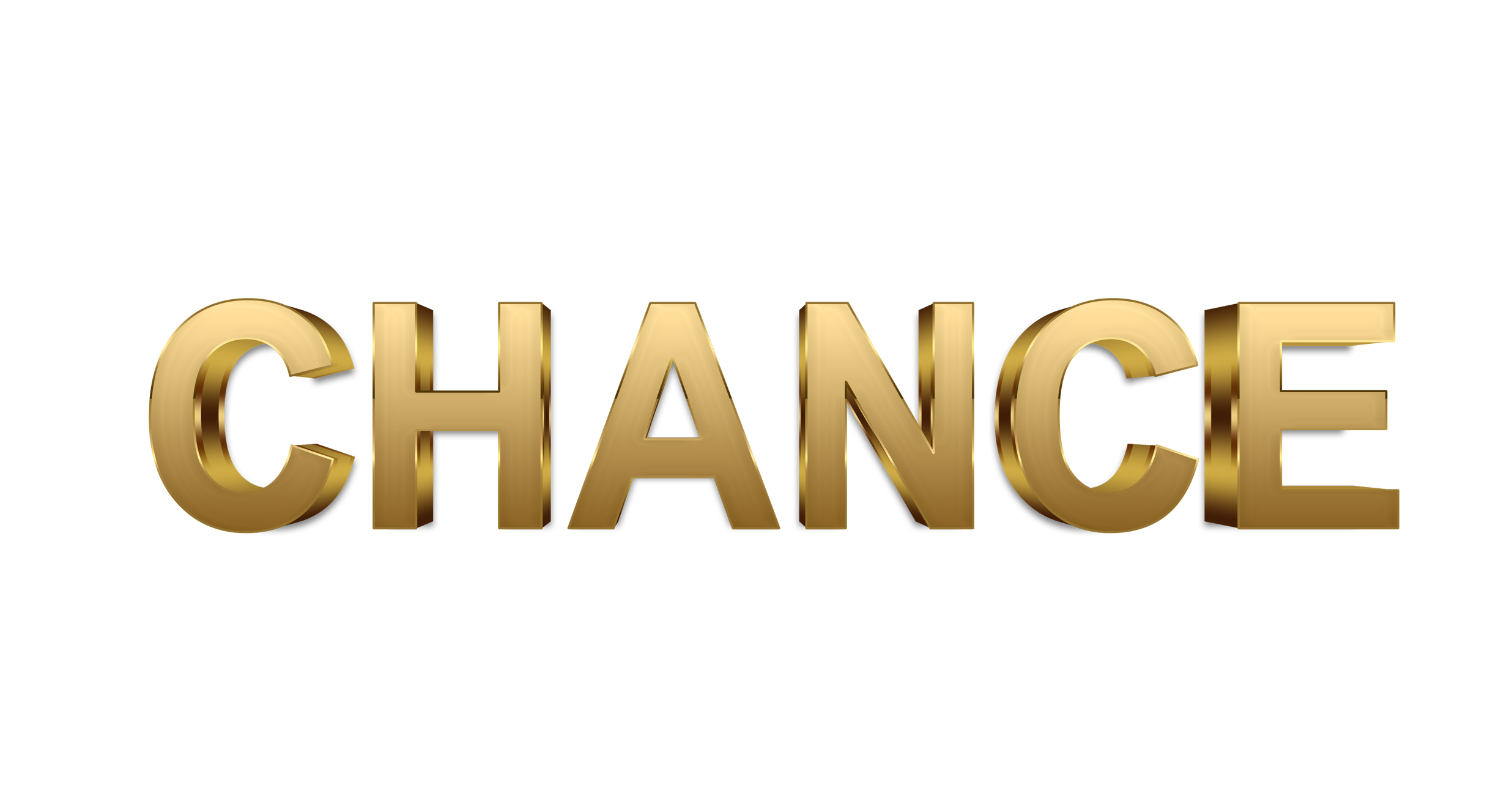Chance word png, Chance png, word Chance gold text typography PNG images Chance png transparent background
